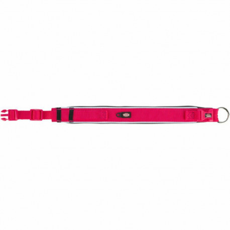 Dog collar Trixie Premium Graphite Fuchsia M/L 40-48 cm