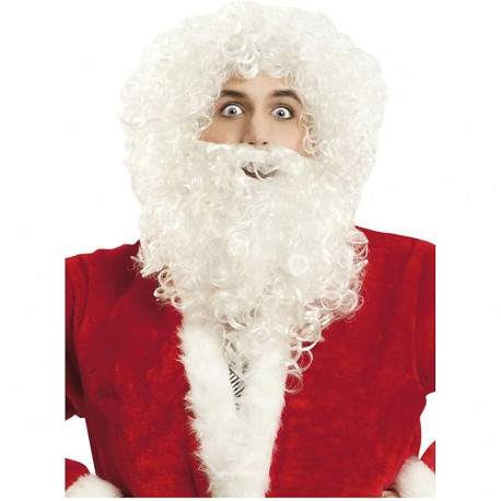 Wig with beard My Other Me White Father Christmas