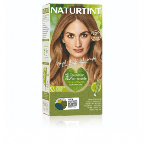 NATURTINT tinte sin amoniaco #7.34-Avellana Luminoso 170 ml