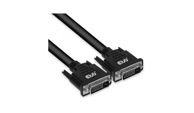 "Club3D DVI-Kabel Dual Link (24+1) bidirektional 3m St/St"
