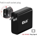 "Club3D Ladegerät 1xUSB Typ C PD 140W. GaN retail"