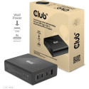 "Club3D Ladegerät 3xUSB Typ C. 1xUSB Typ A. PD 132W. GaN retail"
