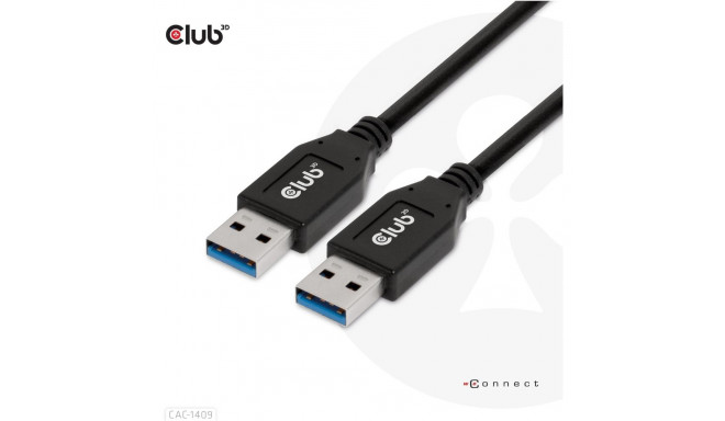 "Club3D Kabel USB Typ-A Gen2 0.5m 10 Gbps St/St"