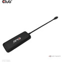 "Club3D USB-Hub Typ C > 4x USB Typ C 10Gbps + 100W PD St/Bu"