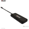 "Club3D USB-Hub Typ C > 4x USB Typ C 10Gbps + 100W PD St/Bu"
