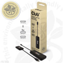 "Club3D USB-Hub Typ C > 4x USB Typ C 10Gbps + 100W PD St/Bu"
