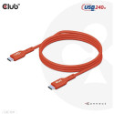"Club3D Kabel USB 2 Typ C PD 240W / 480Mb 1m St/St"