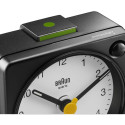 "Braun BC 02 XBW Quarzwecker schwarz-wei Lichtf."