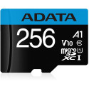 "CARD MicroSD 256GB ADATA SDXC (UHS-I Class 10) m. A. retail"