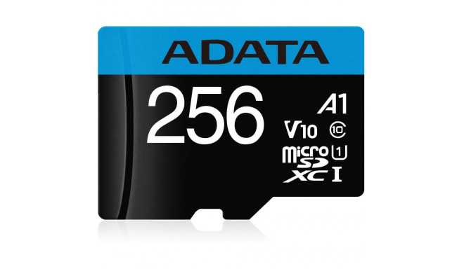 "CARD MicroSD 256GB ADATA SDXC (UHS-I Class 10) m. A. retail"