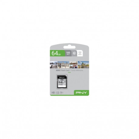 "CARD XC Card 64GB PNY Elite R100MB/s retail"