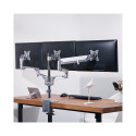 "LogiLink BP0090 Tischhalterung 17'-32' 21KG 3 Monitore Silver"