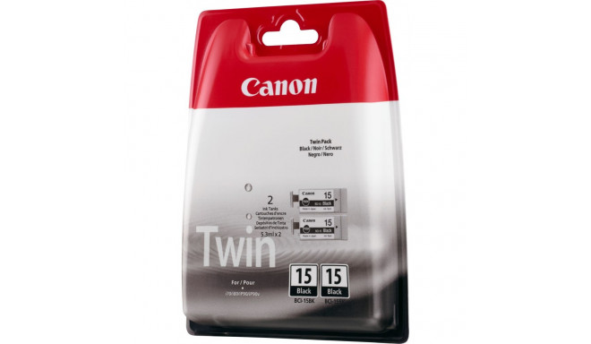 "Canon BCI-15BK 2x black"