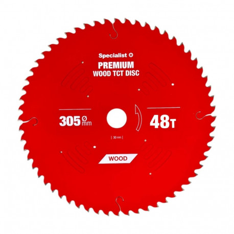 Cutting disc 305x48Tx30mm, Wood PREMIUM, SPECIALIST+
