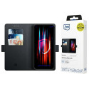 3MK Wallet Case for Samsung Galaxy S25 Edge Black
