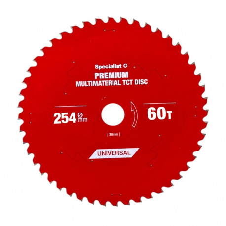 Cutting disc 254x60Tx30mm, Multimaterial PREMIUM, SPECIALIST+