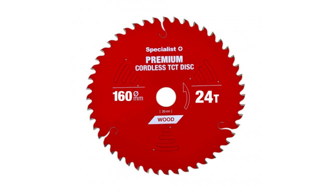 Cutting disc 160x24Tx20mm, Cordless PREMIUM, SPECIALIST+
