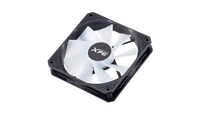 XPG Vento R 120 ARGB PWM must ventilaator (VENTOR120ARGBPWM-BKCWW)