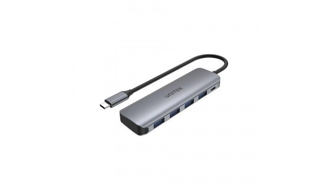 Unitek USB HUB 1x microUSB + 4x USB-A 3.1 Gen1 (H1107A)