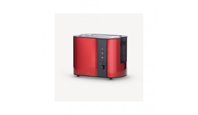 Severin AT 2217 toaster 2 slice(s) 800 W Metallic, Red