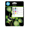 HP 934/35 4x must+kolmevärviline tindikassett