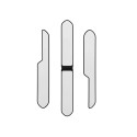 T-Space Bumper Guard Kit for Tesla Baseus Pack of 6 (black)