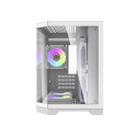 Darflash FT350 computer case + 5 aRGB fans (white)