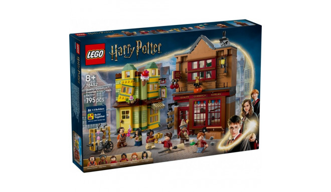 Klocki Harry Potter 76452 marke varustus quidditch'i jaoks ja jäätisekohvik