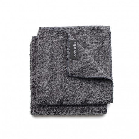 BRABANTIA Mikrošķiedras lupatiņa 2gb.  dark grey 118029