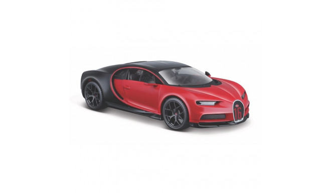 Composite model Bugatti Chiron sport black-red