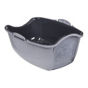 Cat Litter Box - DIAMENTIQ BAILA 55.5 x 40 x 38.7 cm light grey/dark grey