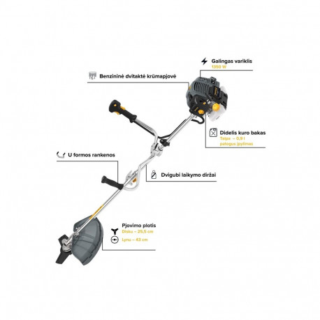 "grunder TT-BC520 1.35 kW trimmer"
