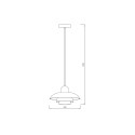 PENDANT LIGHT BILIS E27 BLACK