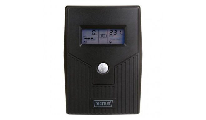 Digitus DN-170064-LCD uninterruptible power supply (UPS) Line-Interactive 0.8 kVA 480 W 2 AC outlet(