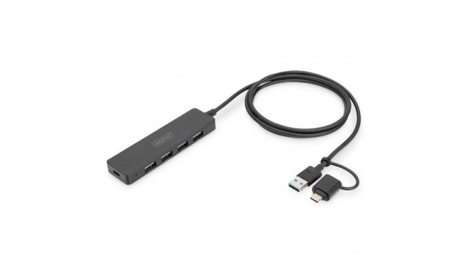 Digitus USB 3.0 Hub 4-Port, Slim Line