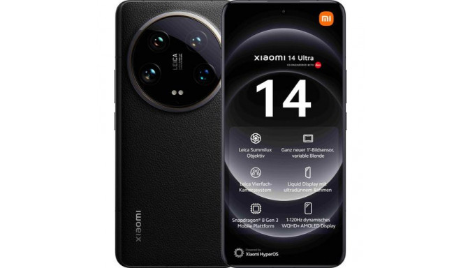 Xiaomi 14 Ultra 17.1 cm (6.73&quot;) Dual SIM 5G USB Type-C 16 GB 512 GB 5000 mAh Black