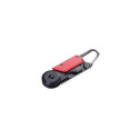 TROIKA KTL26-RD Key carabin Black, Red