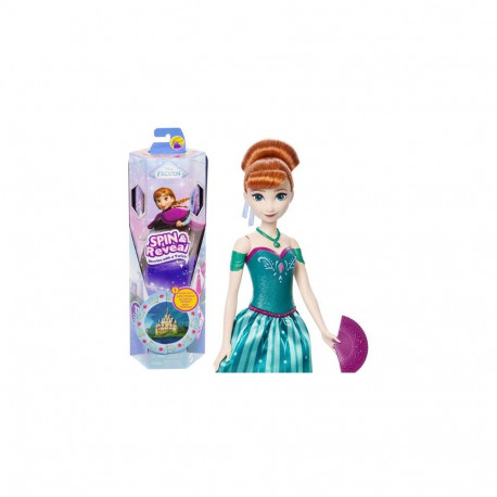 Disney Frozen Spin & Reveal Anna Fashion Doll & Accessories with 11 Surprises from Disney Mo