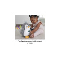 Fisher-Price Plush Tummy Time Toy, Flap &amp; Wobble Penguin, Newborn Musical Toy