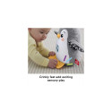 Fisher-Price Plush Tummy Time Toy, Flap &amp; Wobble Penguin, Newborn Musical Toy