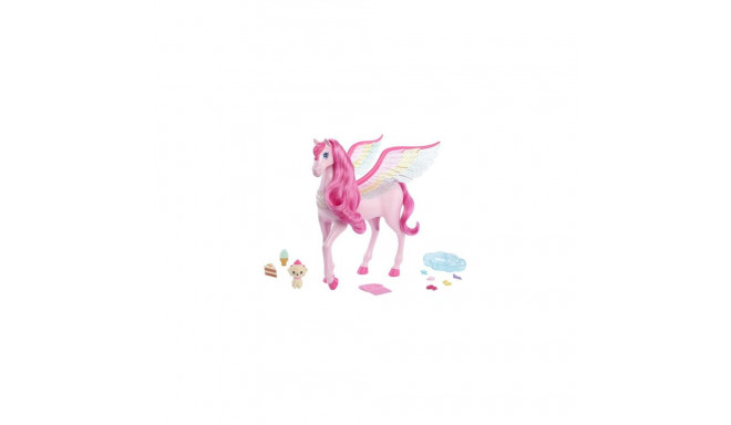 Barbie A Touch of Magic Pink Pegasus with Puppy, Winged Horse Toys with Lights and Sounds