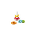Fisher-Price Rock-a-Stack Ring Stacking Toy for Infants, Made with Plant-Based Materials