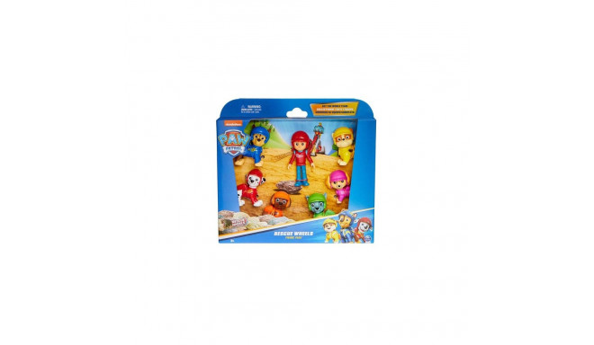 PAW Patrol : Rescue Wheels, Toy Figures Gift Pack, with 7 Collectible Action Figures, Kids Toys for 