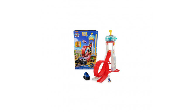 PAW Patrol : Rescue Wheels Super Loop Tower HQ, with Light, Sound, Vehicle Launcher, Chase Action Fi