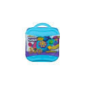Kinetic Sand , SquishMotion with 1lb Pink, Yellow &amp; Blue Play Sand, Stamper &amp; 5 Tool