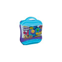 Kinetic Sand , SquishMotion with 1lb Pink, Yellow &amp; Blue Play Sand, Stamper &amp; 5 Tool