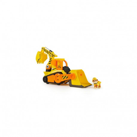 Rubble &amp; Crew , Bark Yard Deluxe Bulldozer Construction Truck Toy with Lights, Sounds &a
