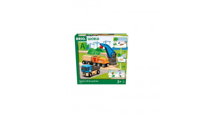 BRIO World Train Set Starter Lift &amp; Load Set