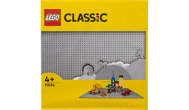 LEGO Grey Baseplate 11024
