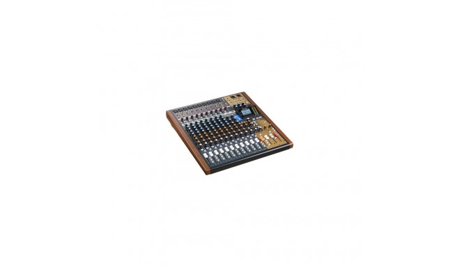 Tascam MODEL 16 audio mixer 16 channels 20 - 30000 Hz Black, Gold, Wood